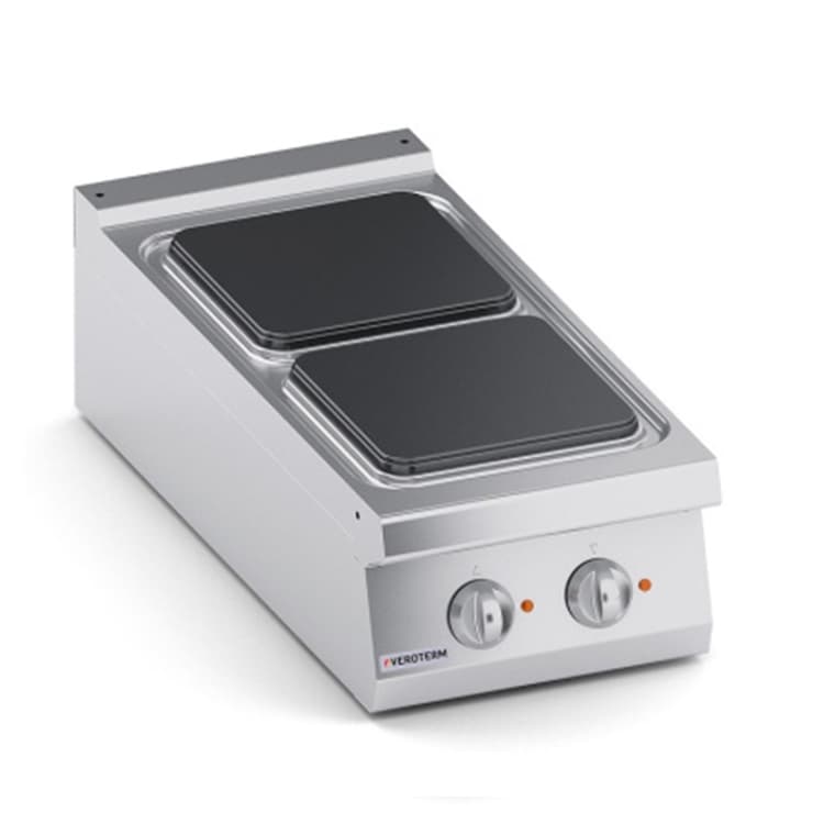 Плита VEROTERM VT4CUEP05TT 2 конфорочная 900 серии настольная