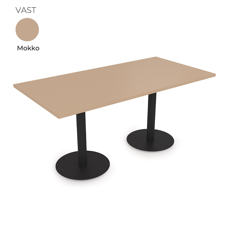 Стол на 2-х опорах Алсав 21VAST.120 Mokko