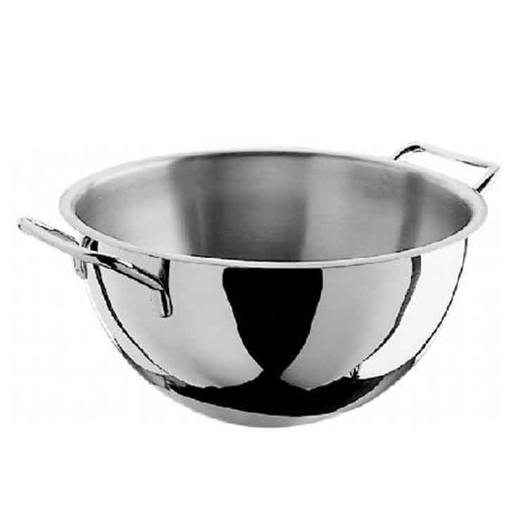 Миска полусферическая 17,0л d40см h22см, с ручками, нерж.сталь Pintinox 50903940