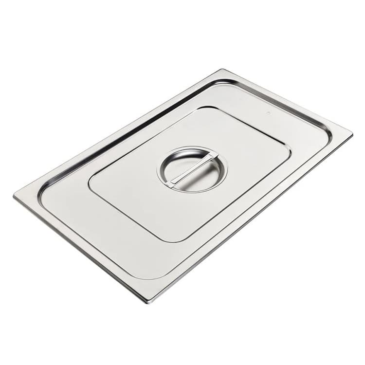Крышка GN 2/3 нерж. сталь, вырез под ручки, Inox Macel С23МА арт. УТ-00053017 (Без эксплуатации 1 шт)