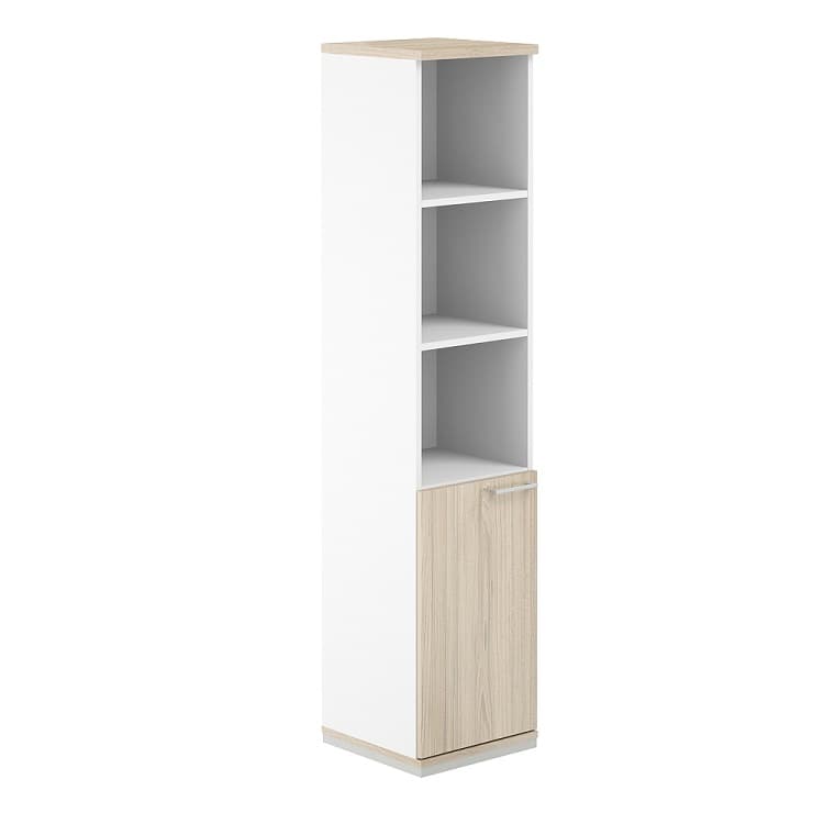 Шкаф полуоткрытый Norden Allegro AG.219.WH.AR.AR.L