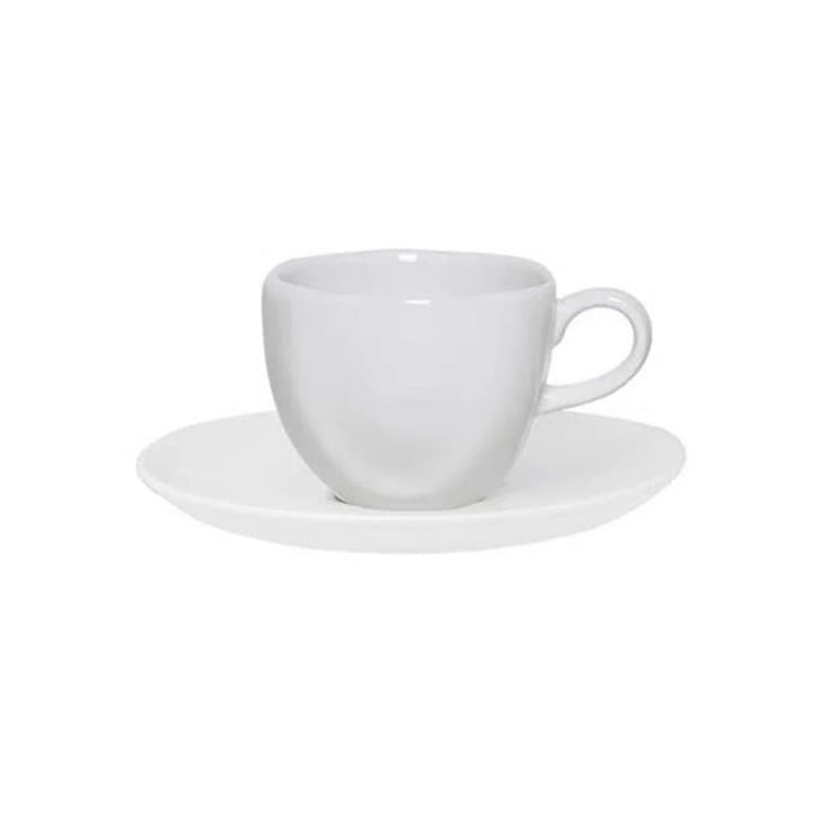 Пара кофейная WHITE (чашка 75мл и блюдце 12см) Oxford 077116, RB05-9504