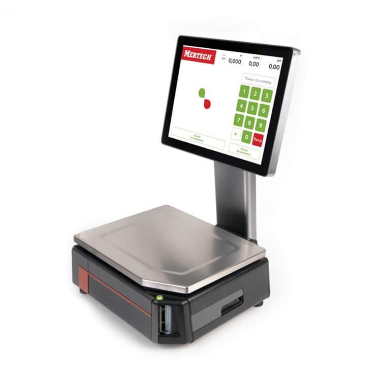 Весы с печатью этикеток Mertech M-ER 727 PM-15.2 (15, USB, Ethernet, Wi-Fi)