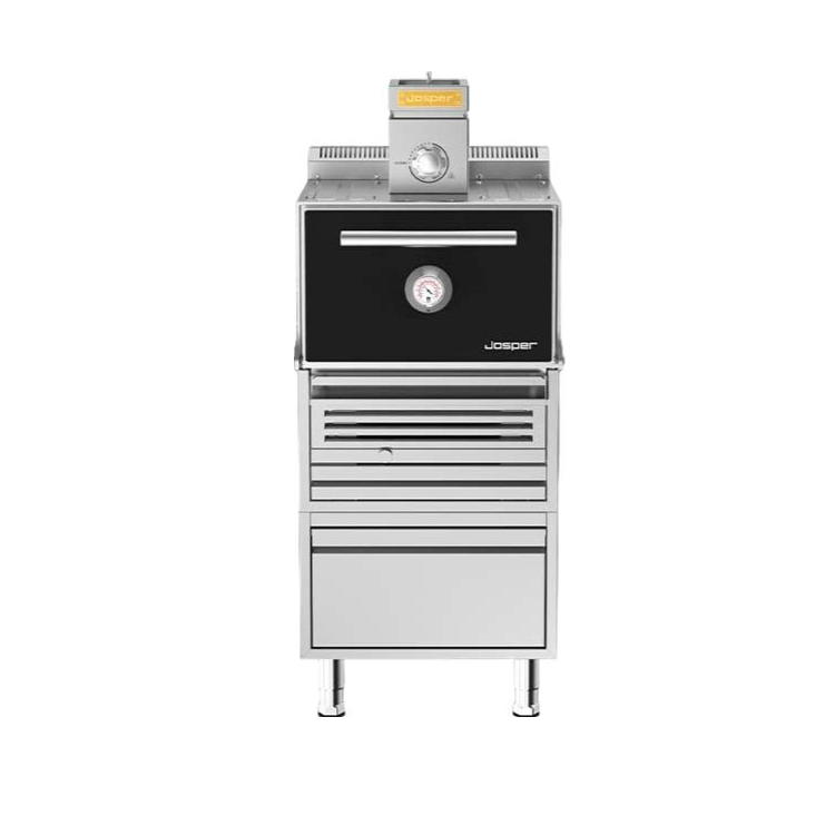 Гриль-печь JOSPER HJX-PRO-S80-TD NC со столом-подставкой с ящиком