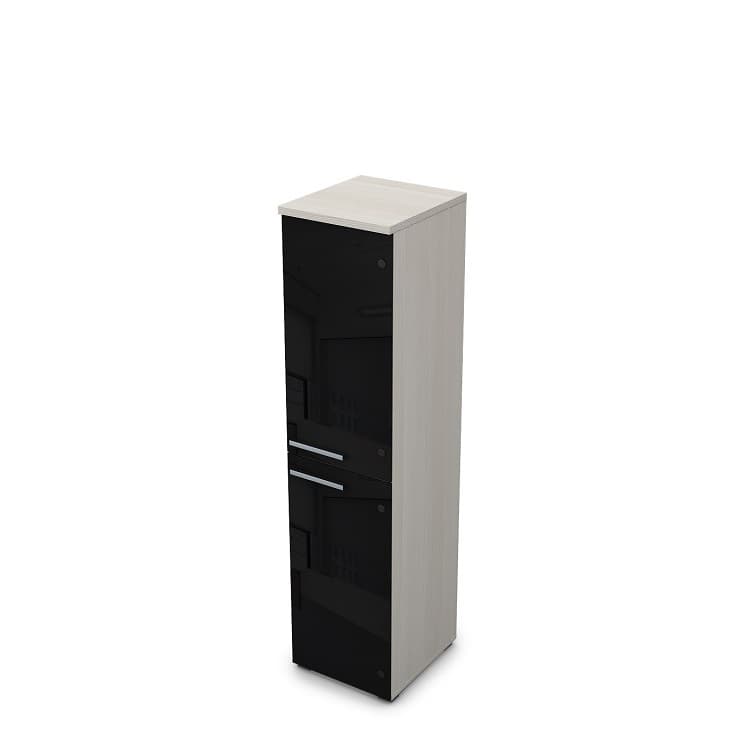 Шкаф узкий (пенал) АЛСАВ Gloss 9П.004.13 Ivory