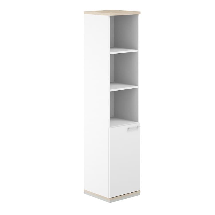 Шкаф полуоткрытый Norden Allegro AG.219.WH.AR.WH.L