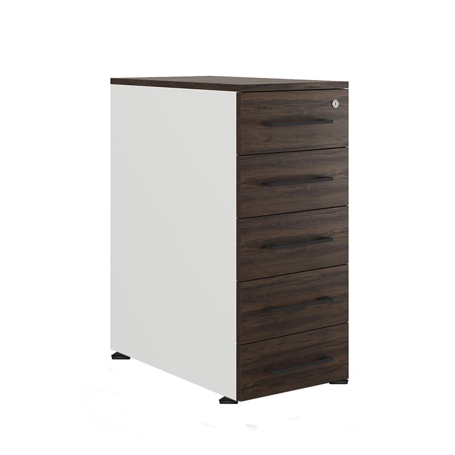 Тумба приставная Kobor TS5-40/60 white/charlston