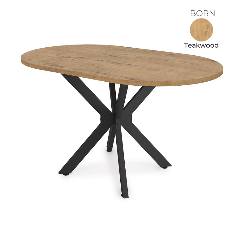Стол обеденный овальный Алсав 21BORN-O.1300 Teakwood