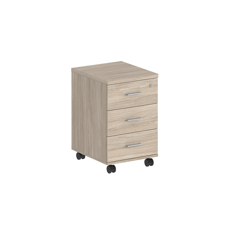 Тумба мобильная с 3 ящ. и центральным замком Norden Сигма SG.612.OL.OL