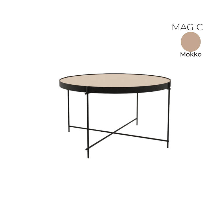 Стол журнальный круглый Алсав 21MAGIC.008 Mokko