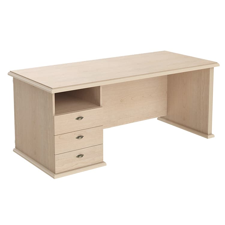 Стол руководителя однотумбовый Skyland RDT 188.A(L) бук тиара 1800х800х750 RAUT
