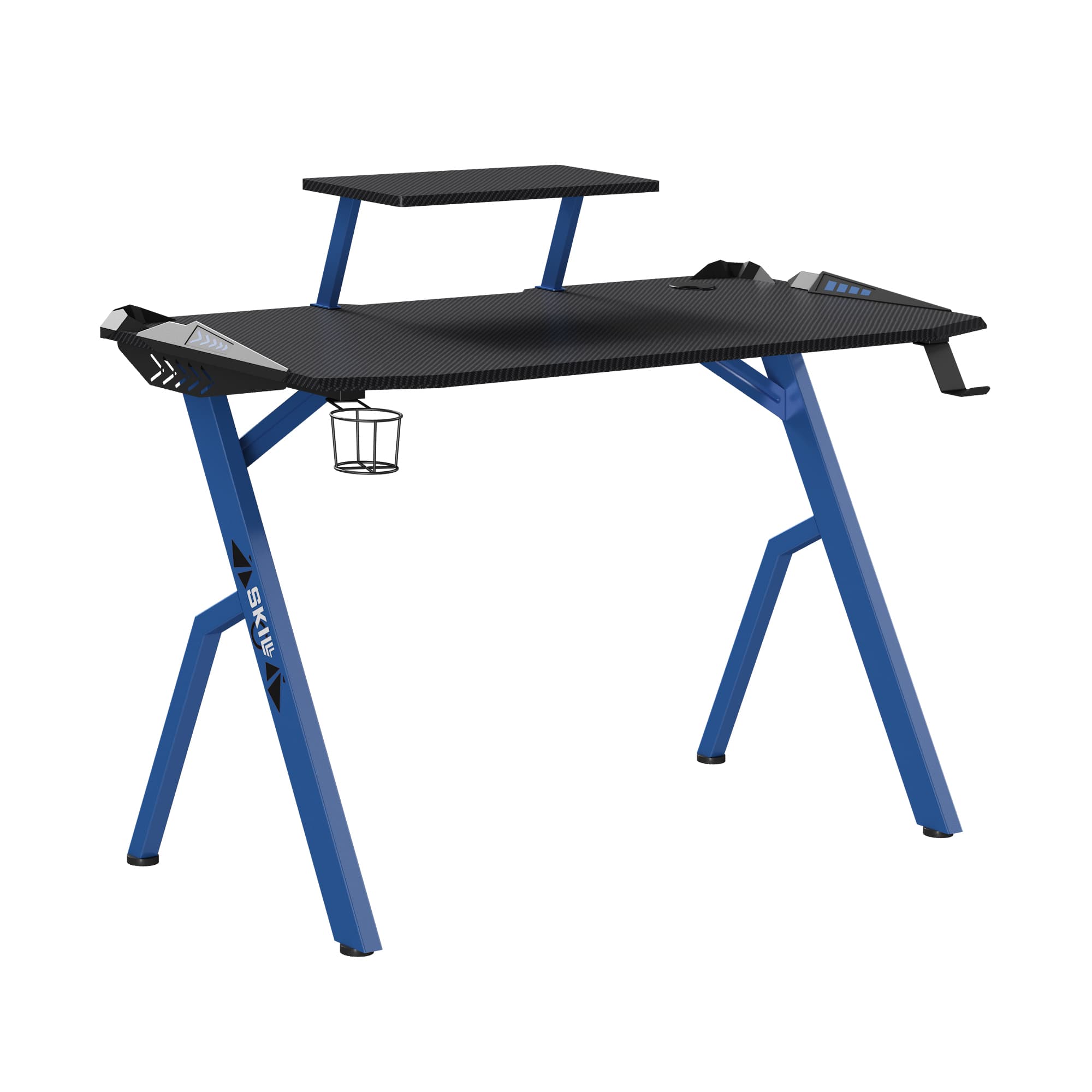 Стол компьютерный игровой Skyland CTG-001 черный/синий 1200х600х750 SKILLL