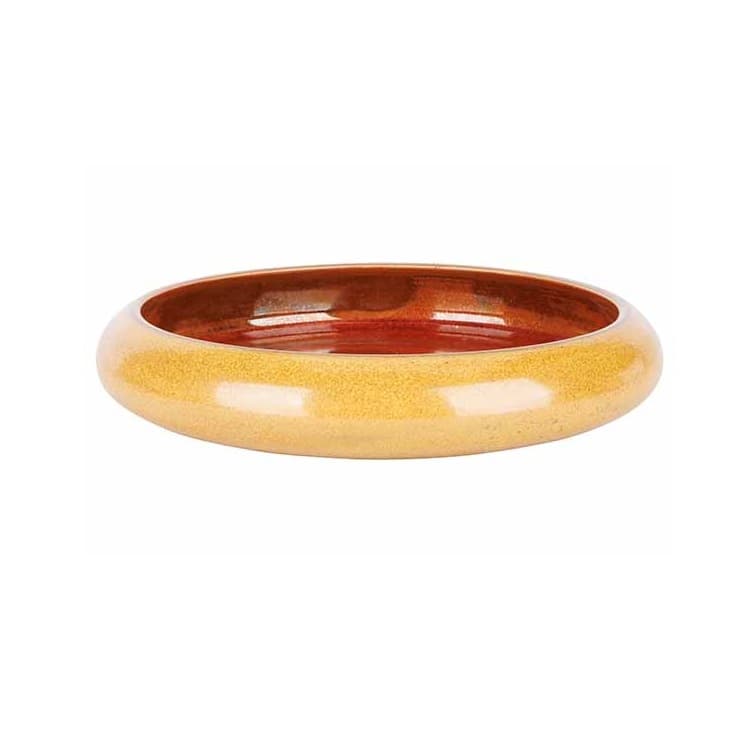 Розетка с закругленным бортом d 12,8 см h 3 см CosyTrendy Elements Mustard 5698010