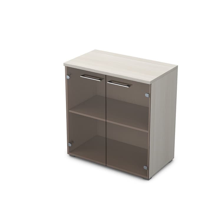Шкаф АЛСАВ Gloss line 9НШ.023.2 Ivory/металл глянец
