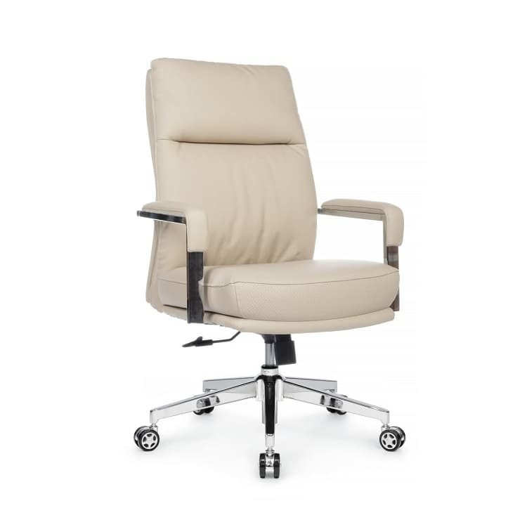 Кресло офисное Riva Chair Leon-M (B916) кремовый