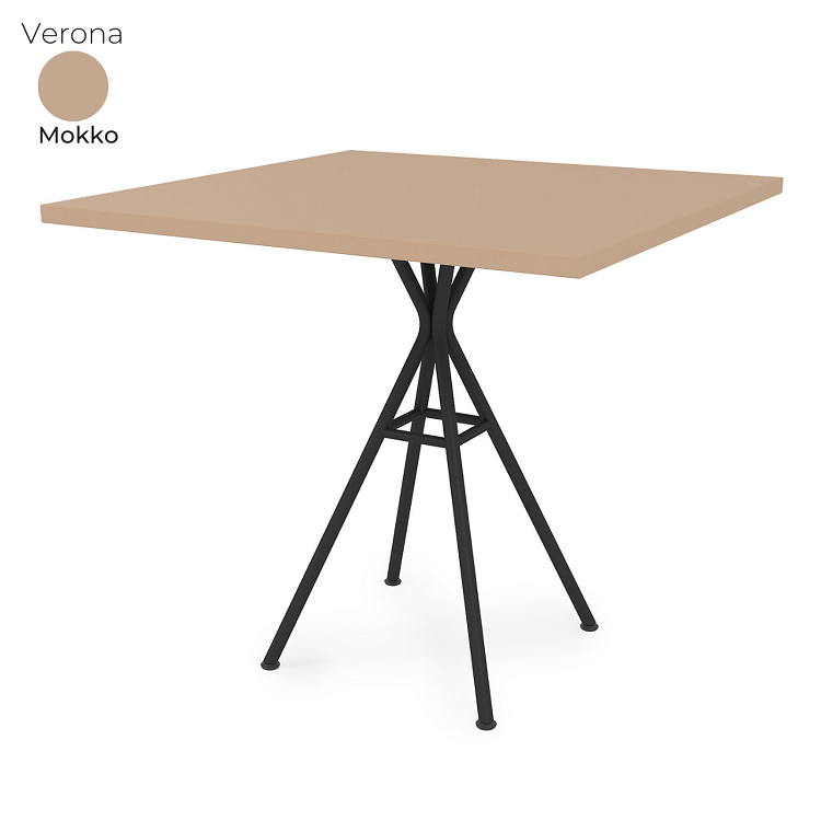 Стол обеденный квадратный Алсав 21Verona.008.K Mokko
