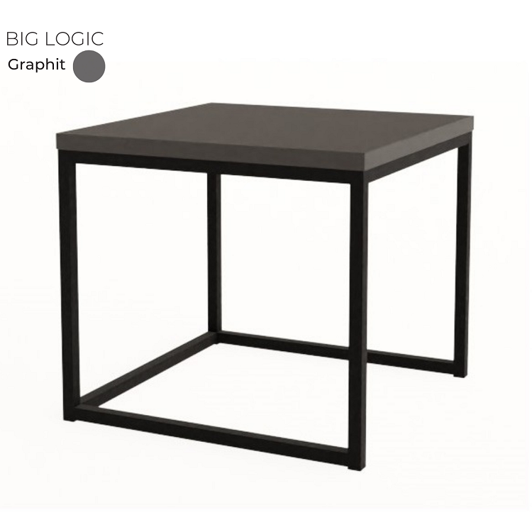 Стол журнальный квадратный большой Алсав BIG LOGIC 21B-LOGIC.001 Graphit