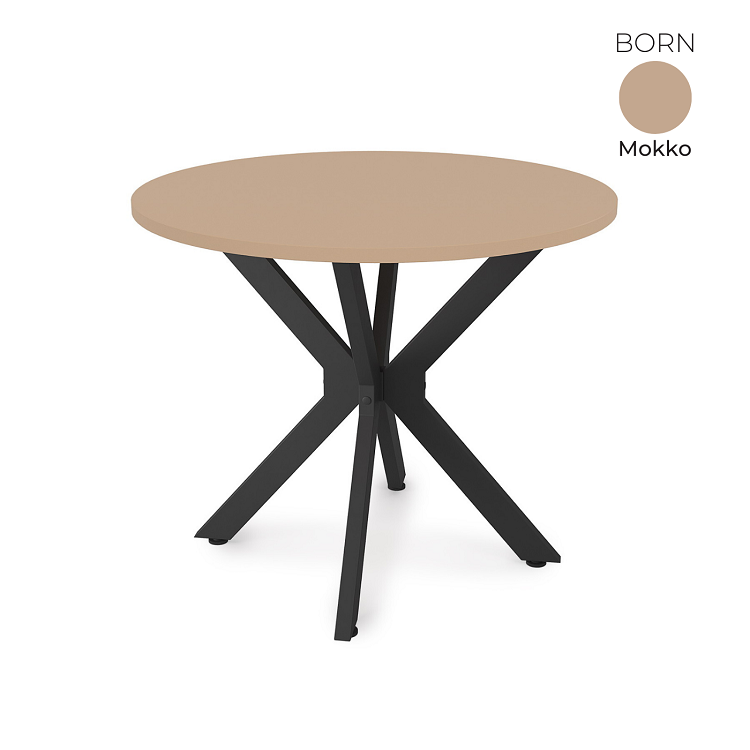 Стол обеденный круглый Алсав 21BORN-R.900 Mokko