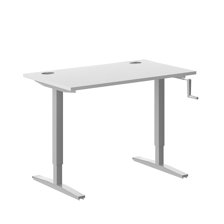 Стол письменный Skyland XTUP 127 белый/серый 1200х700х750 XTEN-UP