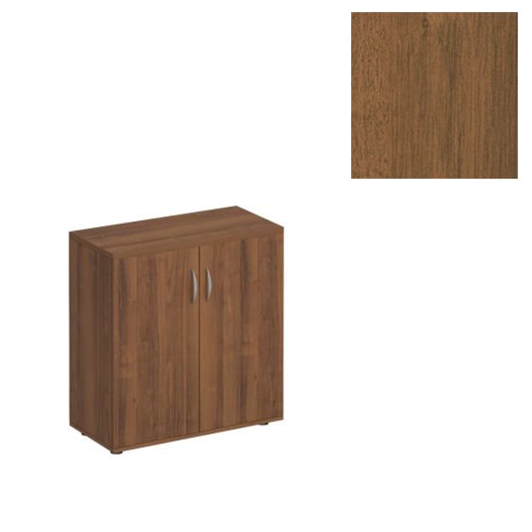Шкаф для документов низкий закрытый Юнитекс Комфорт К.309 ОФ (80x38x84) французский орех