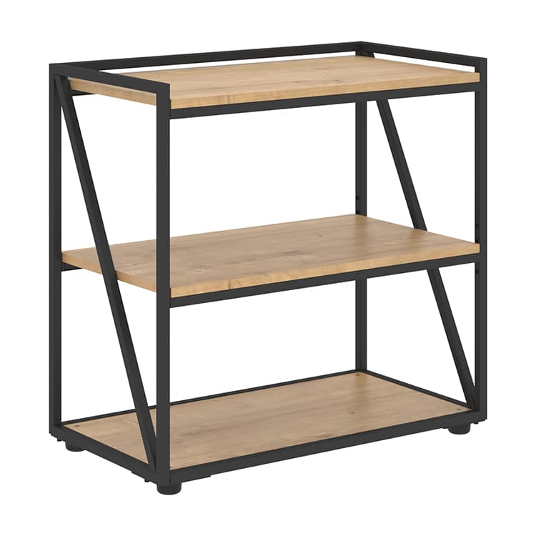Стеллаж Skyland LMLC 80 дуб бофорд/черный 800х430х781 LOFTIS