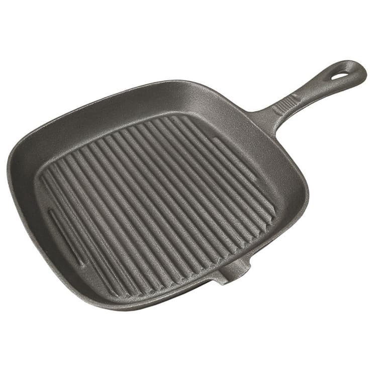 Сковорода-гриль P.L. Proff Cuisine 24х24 см, чугун, рифленое дно, арт. 92001012