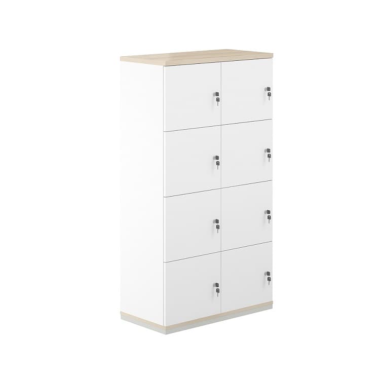Шкаф-локер 8 ячеек Norden Allegro AG.233.WH.AR.WH