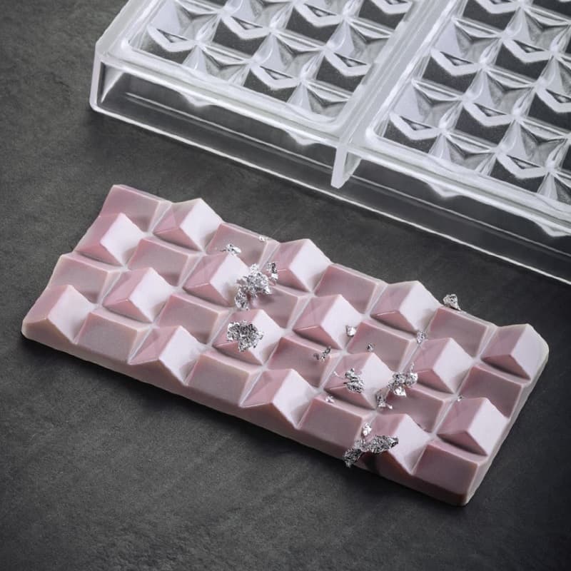 Форма д/шок. PAVONI "Chocolate Bar Pixie" 154х77мм h11мм, 100гр, 3 ячейки, п/к