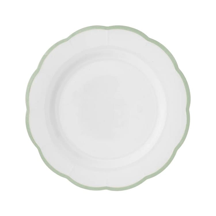 Тарелка с цветным кантом (зеленый) Ø 27,5 см Bitossi Petalo PET00101 Bordo verde