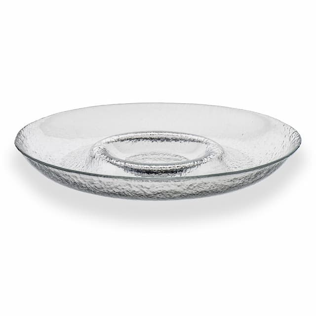 Тарелка Chip N Dip ARDACAM Estonia ARD 2246.1 d 37,5 см h 5 см (стекло, прозрачная)