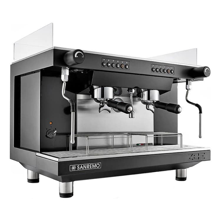 Кофемашина Sanremo Zoe Kompact 2 гр. полуавтомат, чёрная