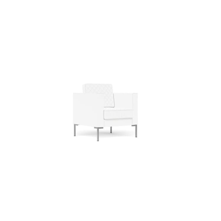 Кресло мягкое Юнитекс Malta Ml/kr/cn2 экокожа премиум / белая