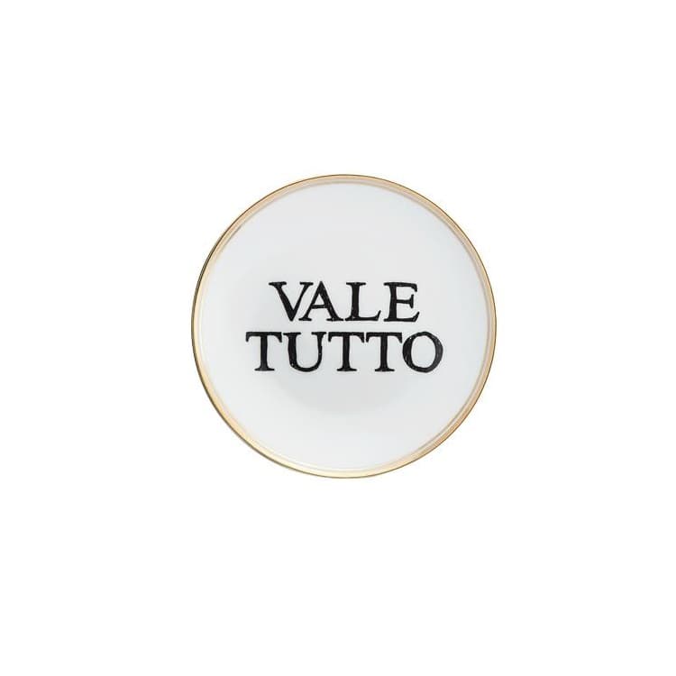 Тарелка 17 см Bitossi La Tavola Scomposta FTB00006 Vale Tutto