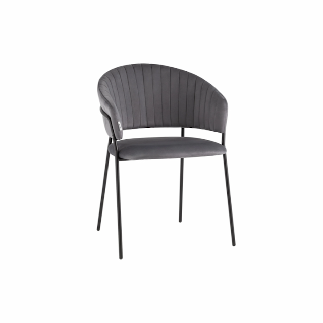 Стул-кресло Клен Брик сгр503 (велюр серый)