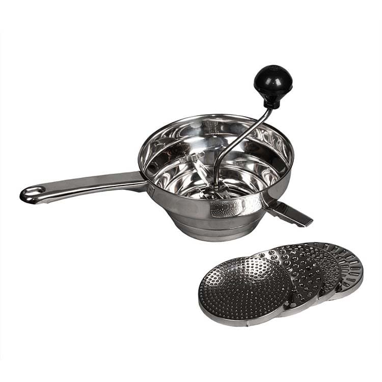 Машинка для протирки пюре 23,7 см нерж. h10 см 3 диска P.L. Proff Cuisine, арт. 81240258