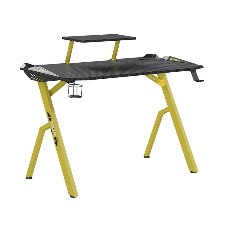 Стол компьютерный игровой Skyland CTG-001 черный/желтый 1200х600х750 SKILLL