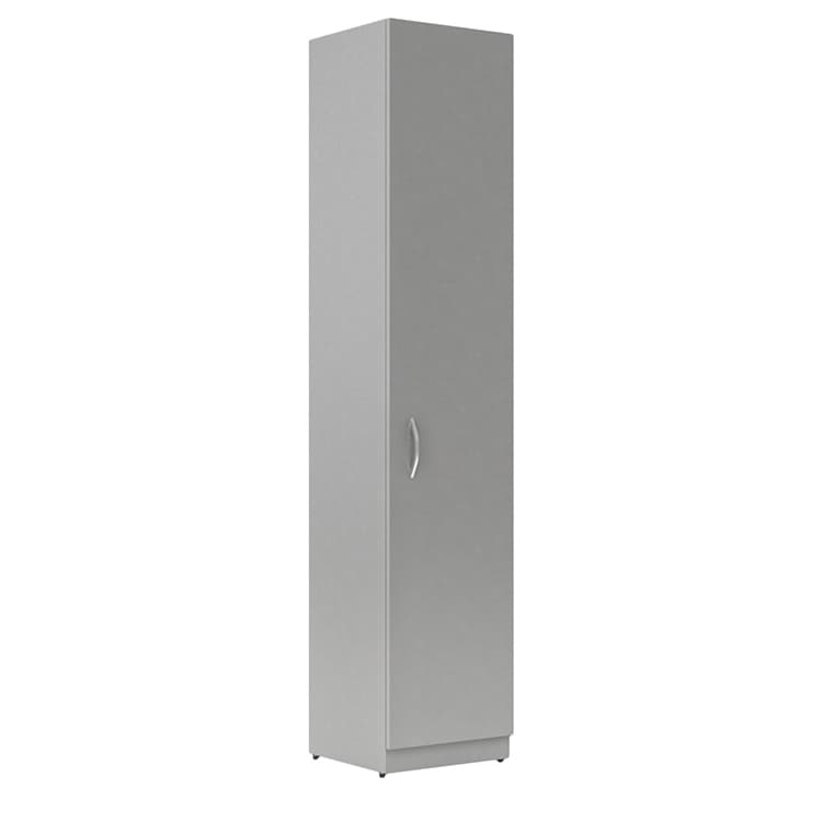 Шкаф колонка с глухой дверью SR-5U.1(R) серый 386х375х1815 SIMPLE