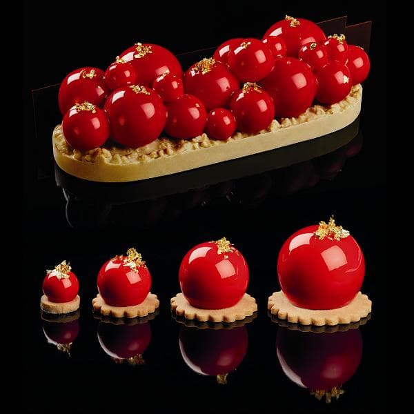 Форма силиконовая PAVONI PAVOFLEX для пирож. 3D "Сфера" d40мм h36мм, 33мл, 24 ячейки