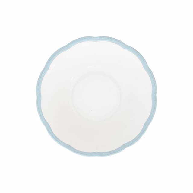 Салатник с цветным кантом (голубой) 16,8 см Bitossi Petalo PET00310 Bordo azzurro