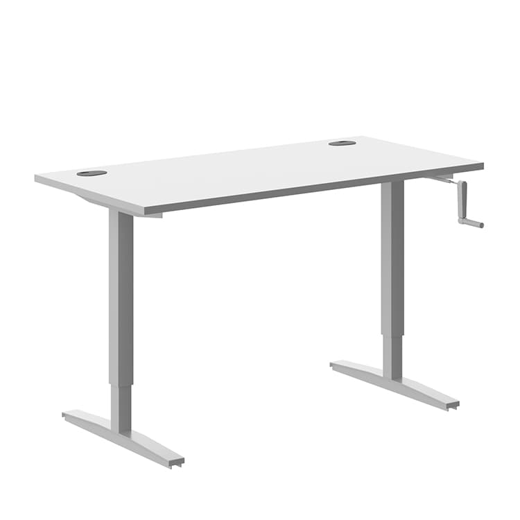 Стол письменный Skyland XTUP 147 белый/серый 1400х700х750 XTEN-UP