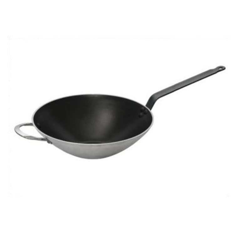 Сковорода DE BUYER "Wok" d 32см h9см "CHOC", алюм. с антипригарным покрытием 8187.32