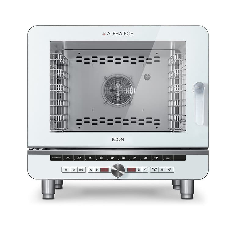 Пароконвектомат электрический ALPHATECH  ICET051, кондитерские полки ISP464