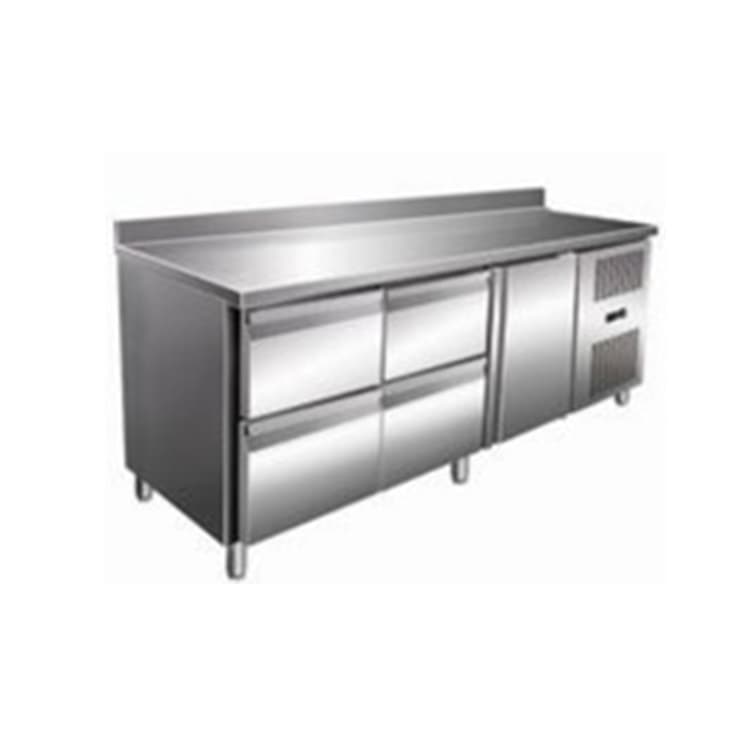 Стол с морозильным шкафом Cooleq GN3240BT бортик 4 ящика+1 дверь