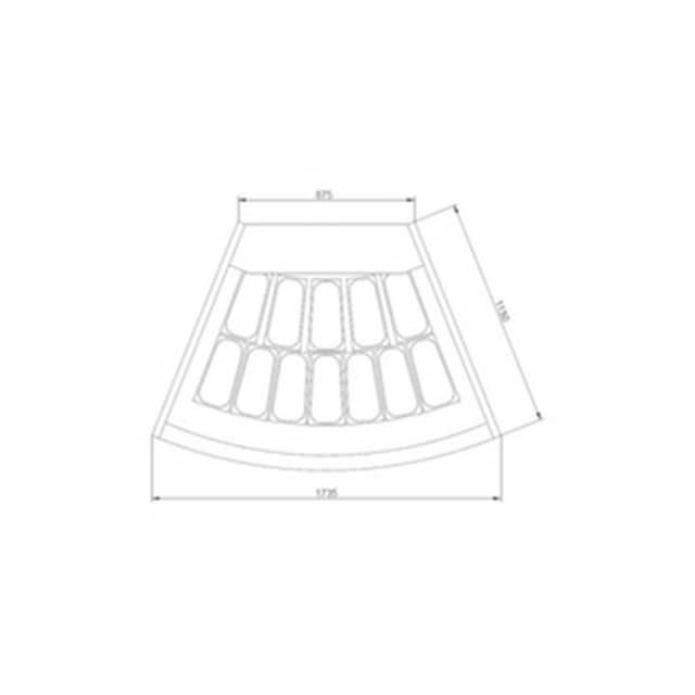 Гастроемкость для мороженого ES SYSTEM K LIMOSA внешний угол NZ45