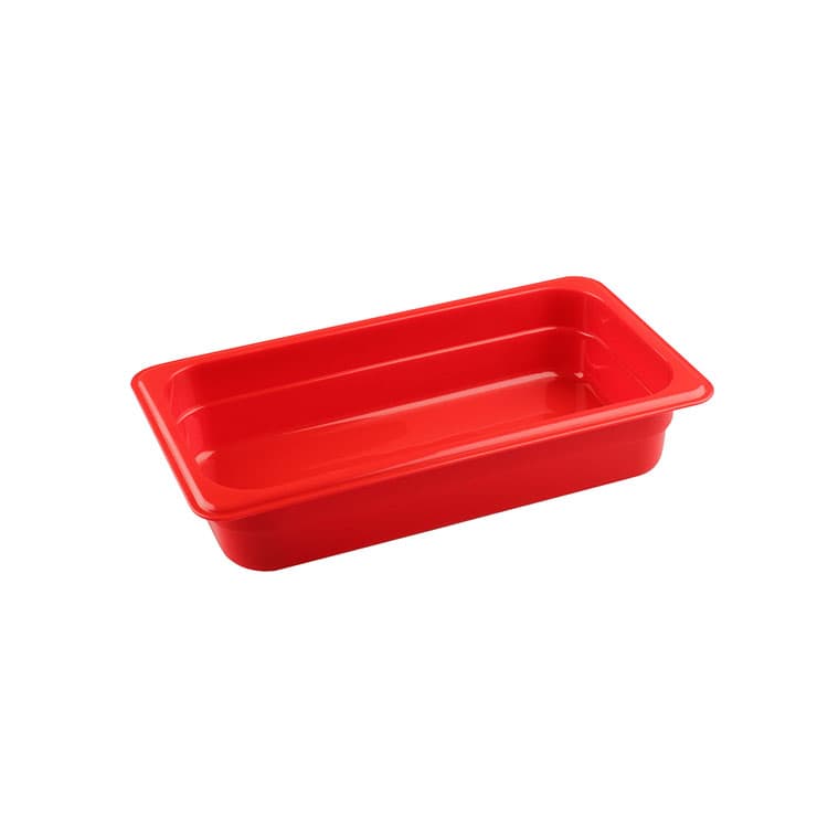 Гастроемкость RESTOLA GN1/3х65, полипропилен красный