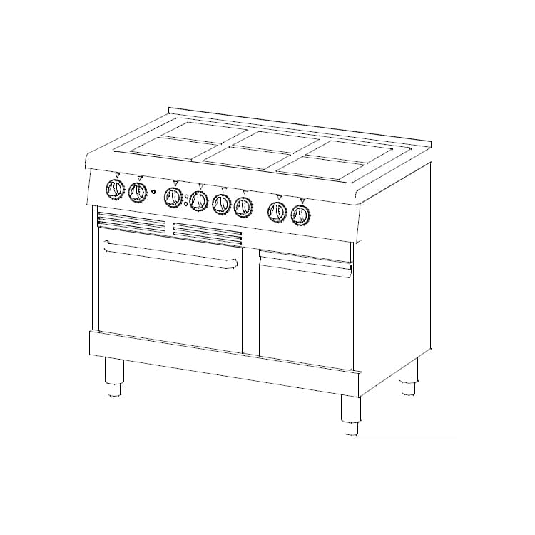 Плита со стеклокерамической поверхностью Ascobloc AEH 703