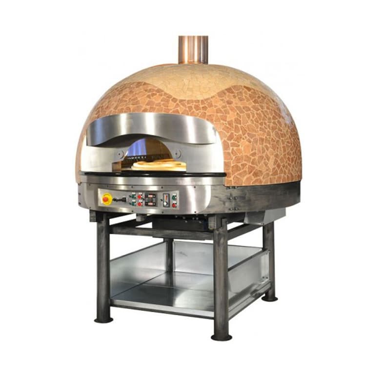 Печь для пиццы MORELLO FORNI ротационная газ FGR110 CUPOLA MOSAIC