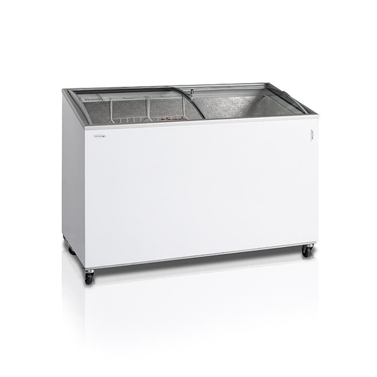 Ларь морозильный со стеклянной гнутой крышкой TEFCOLD IC400SCEB