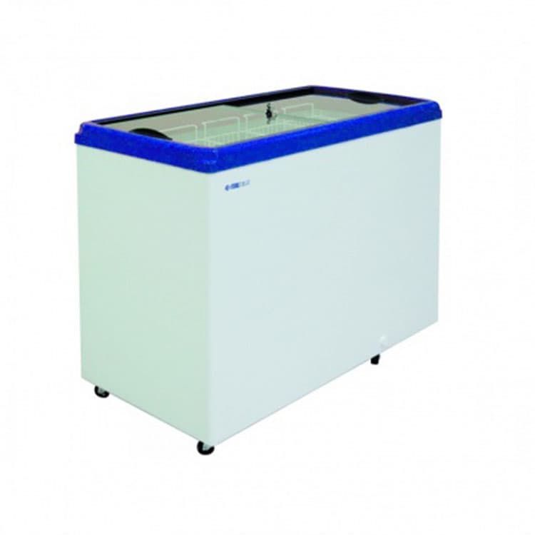 Морозильный ларь с прямым стеклом Italfrost ЛВН 400 П (СF 400 F) (синий)