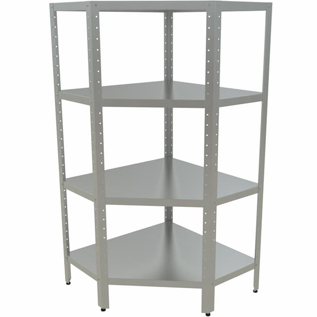 Стеллаж кухонный угловой КОБОР СКУ-4/6-100/80